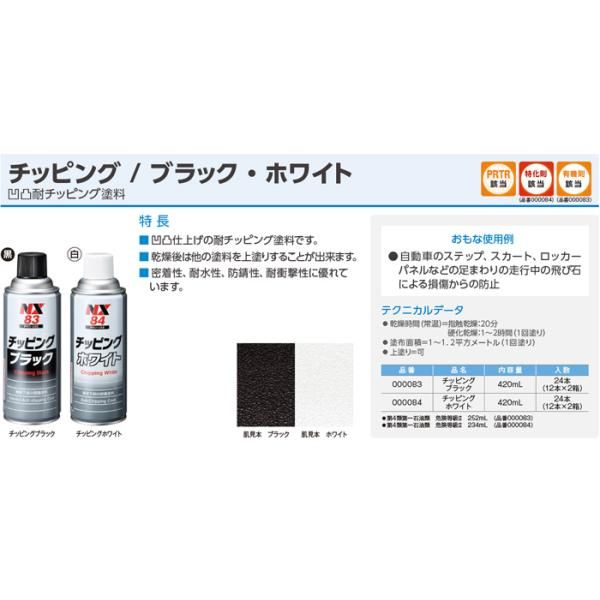 チッピングブラック 黒 420ml 凹凸耐チッピング塗料 耐水性 防錆