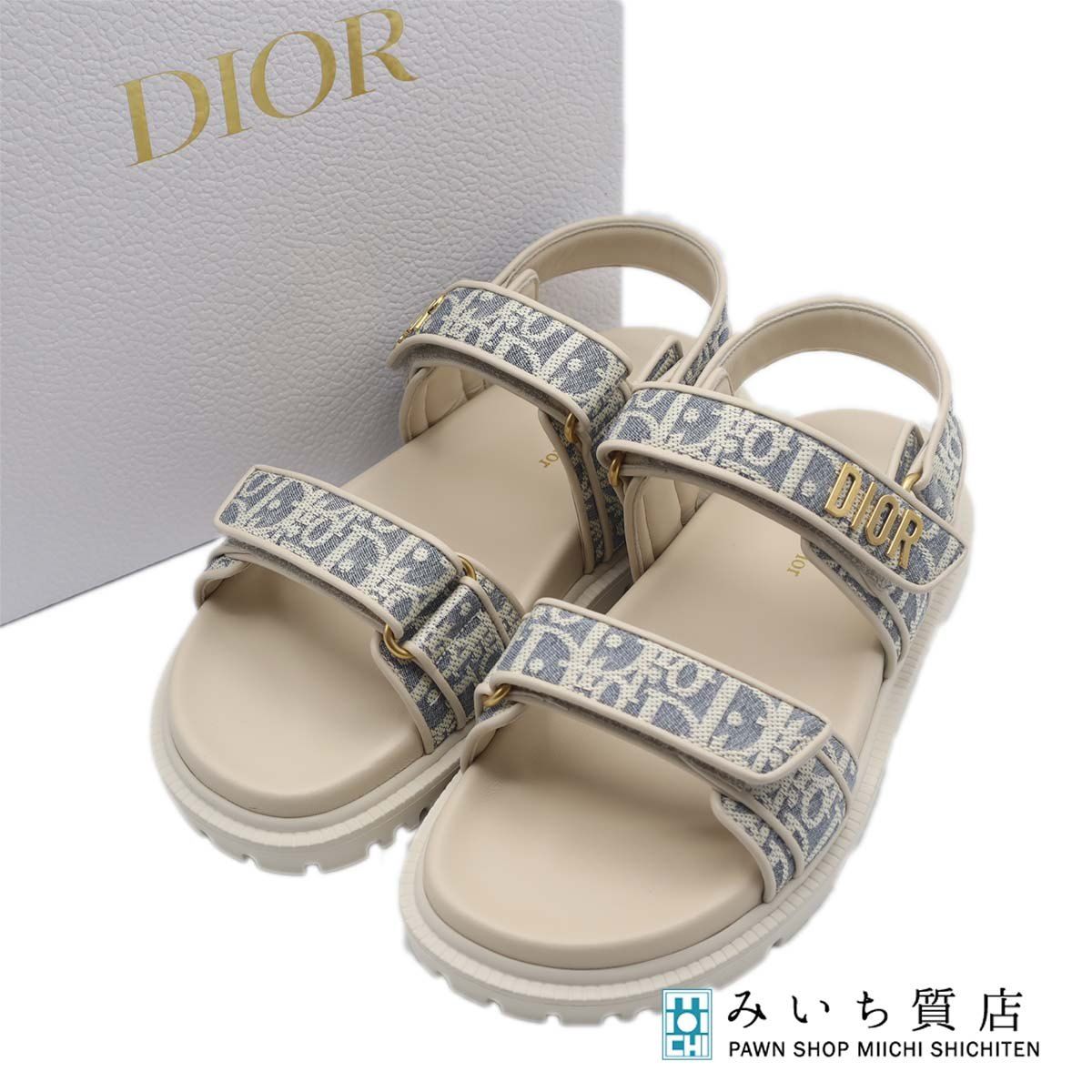 未使用 Christian Dior ディオール サンダル 38 約25cm アクト