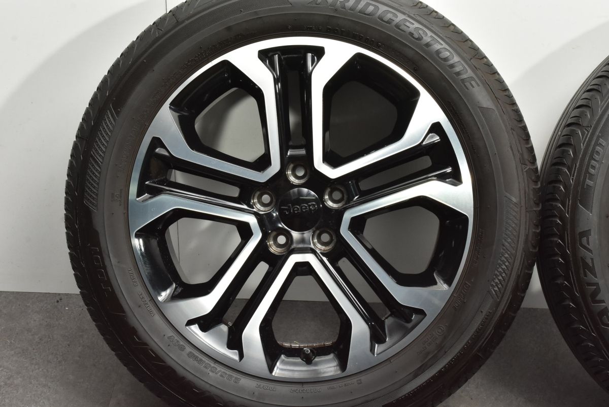 希少 美品】JEEP ジープ MP系 コンパス リミテッド 純正 18in 7J +40 