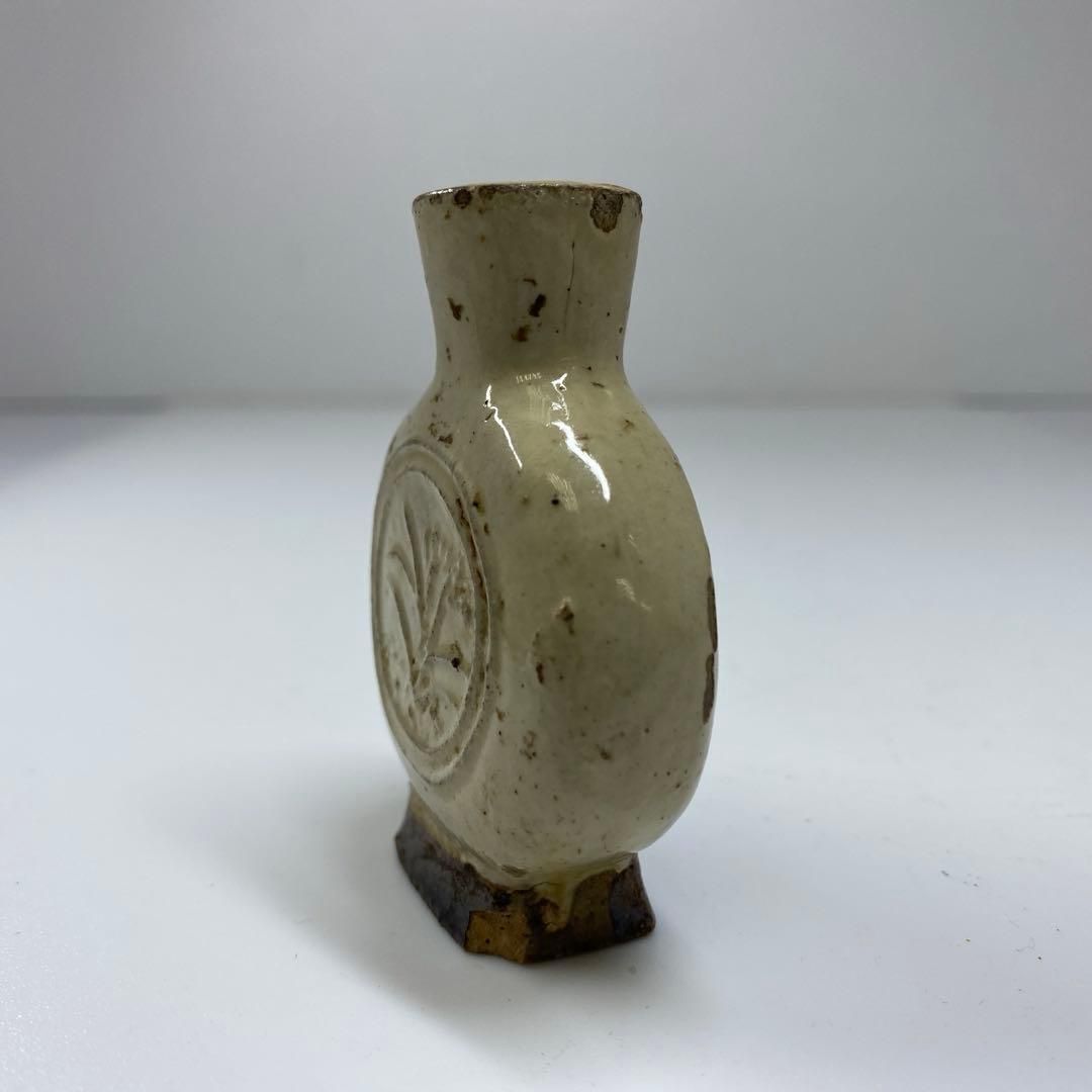 中国古玩 磁州窯 鼻煙香 高さ約6.2㎝ 東さ6-1014☆2F 中国古玩 磁州窯