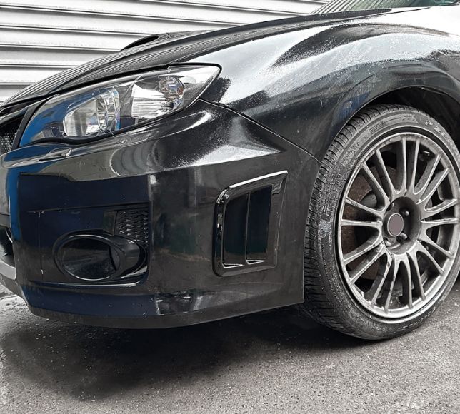 GRB GVB インプレッサ WRX STI フロントバンパー サイドダクト GRB GVB