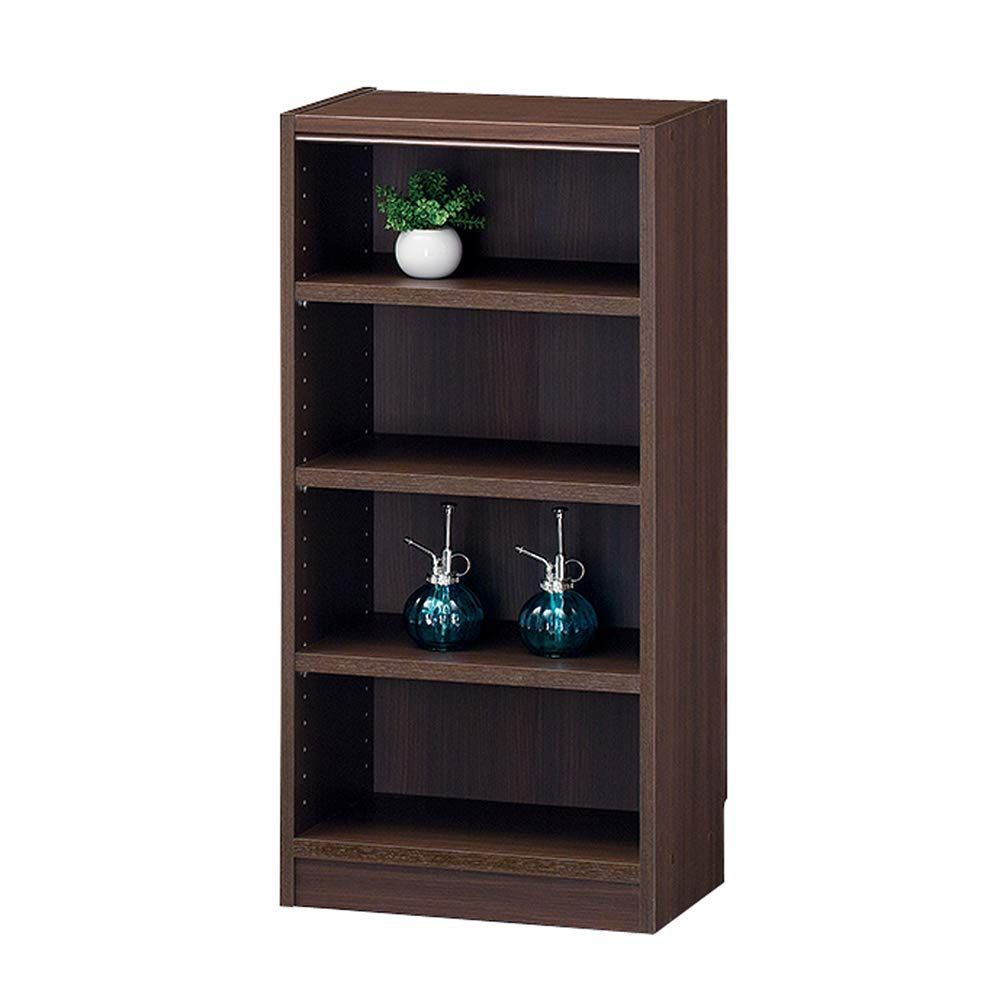 在庫処分】ダークブラウン 幅44 棚板耐荷重10kg 高さ90 豊富な