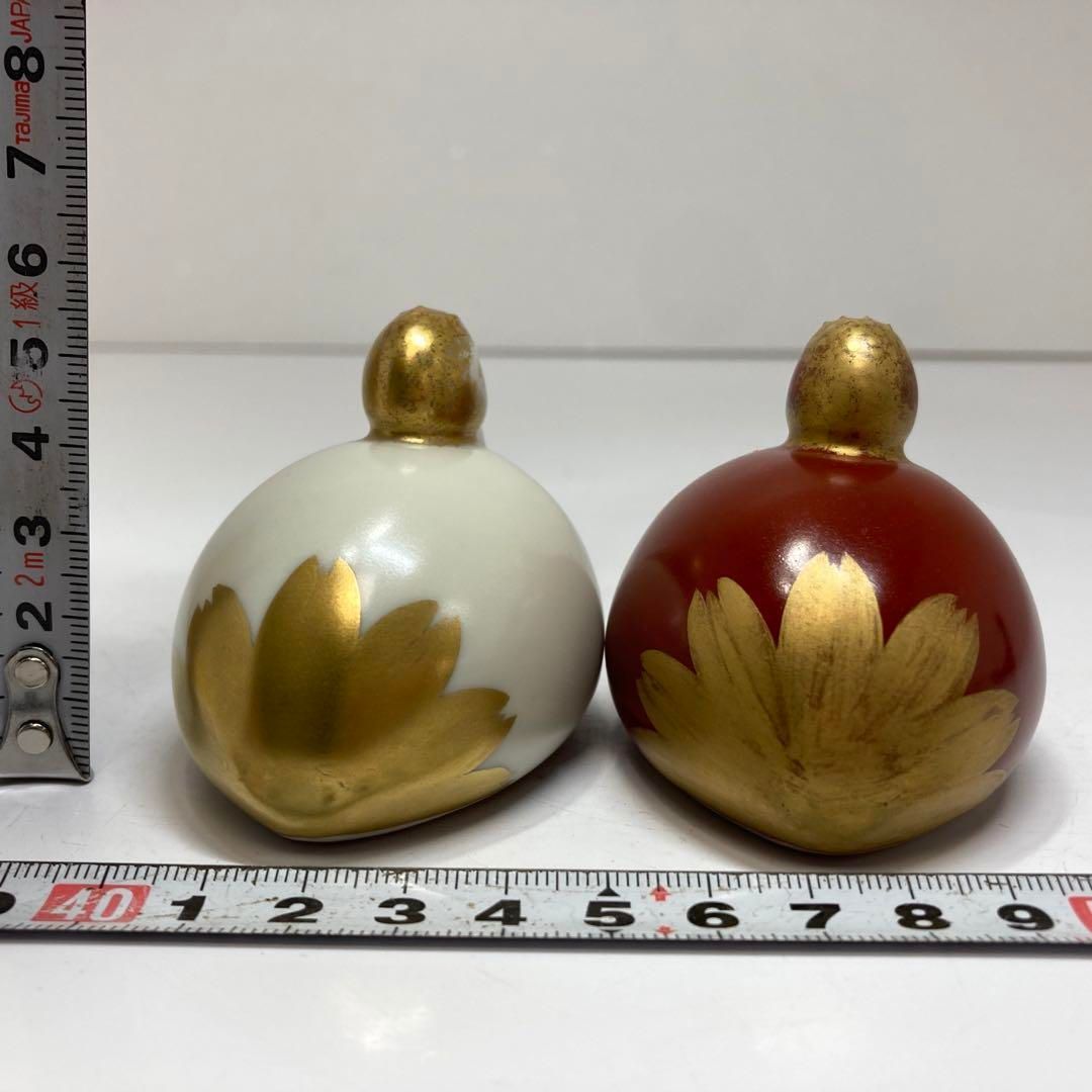 東哉製　紅白鶴置物　共箱　横幅8㎝　東Y5-1117② 東哉製 紅白鶴置物 共箱 横幅8㎝ 東Y5-1117② - メルカリ