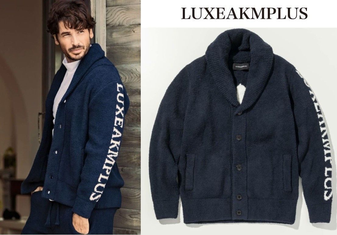 A/X アルマーニエクスチェンジ 紺 カーディガン L ショールカラー