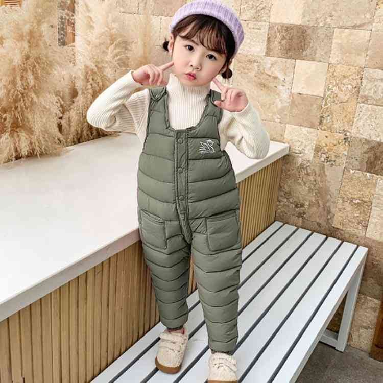 シンプルで機能的 厚手 ロンパース ダウンパンツ サロペットパンツ カバーオール 中綿サロペット レイヤード 重ね着 キルティング 雪遊び 防寒着 軽量 ダウンパンツ 子供服 男の子 女の子 中綿 ズボン ロングパンツ mion0593180 疑念のない