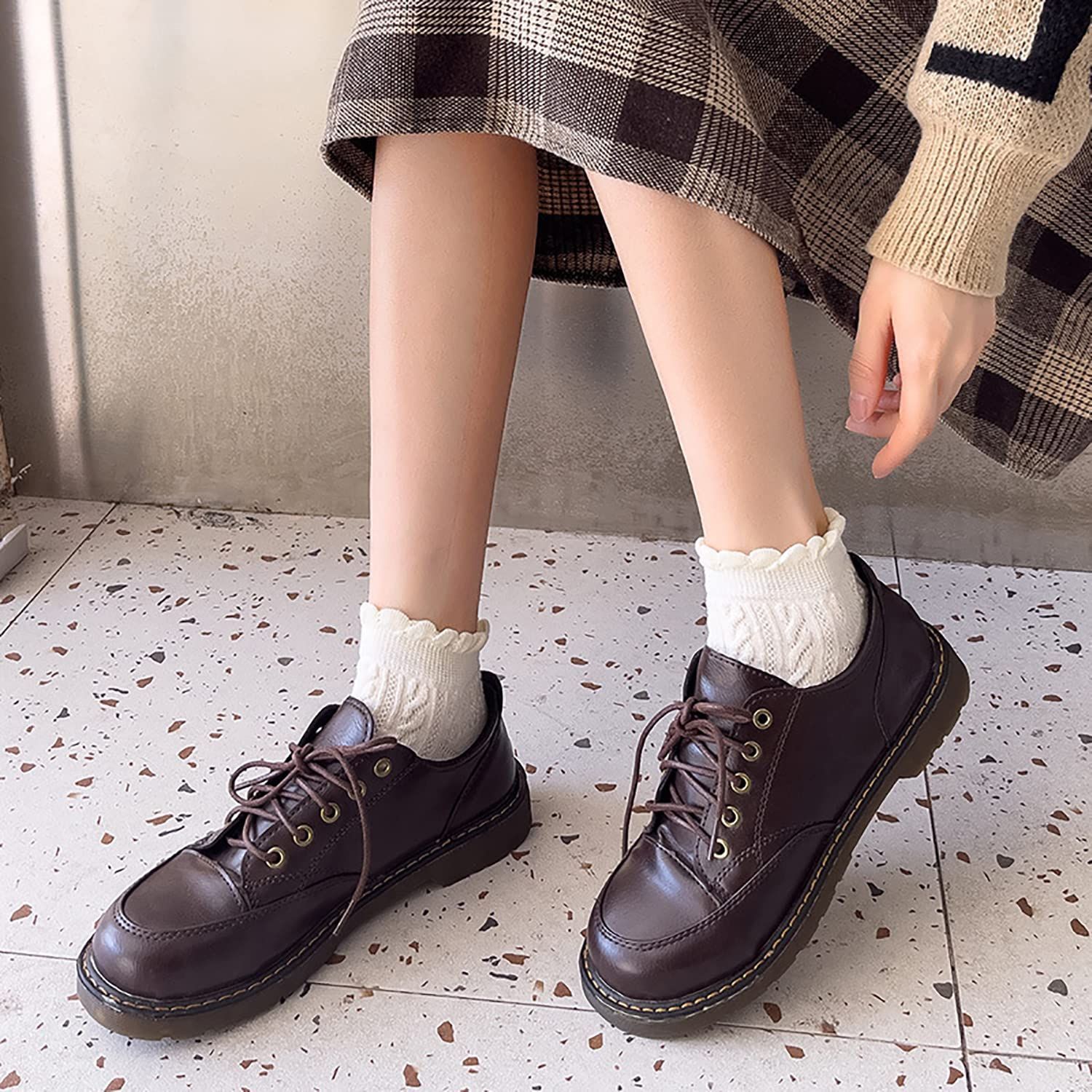 フリル靴下 女性