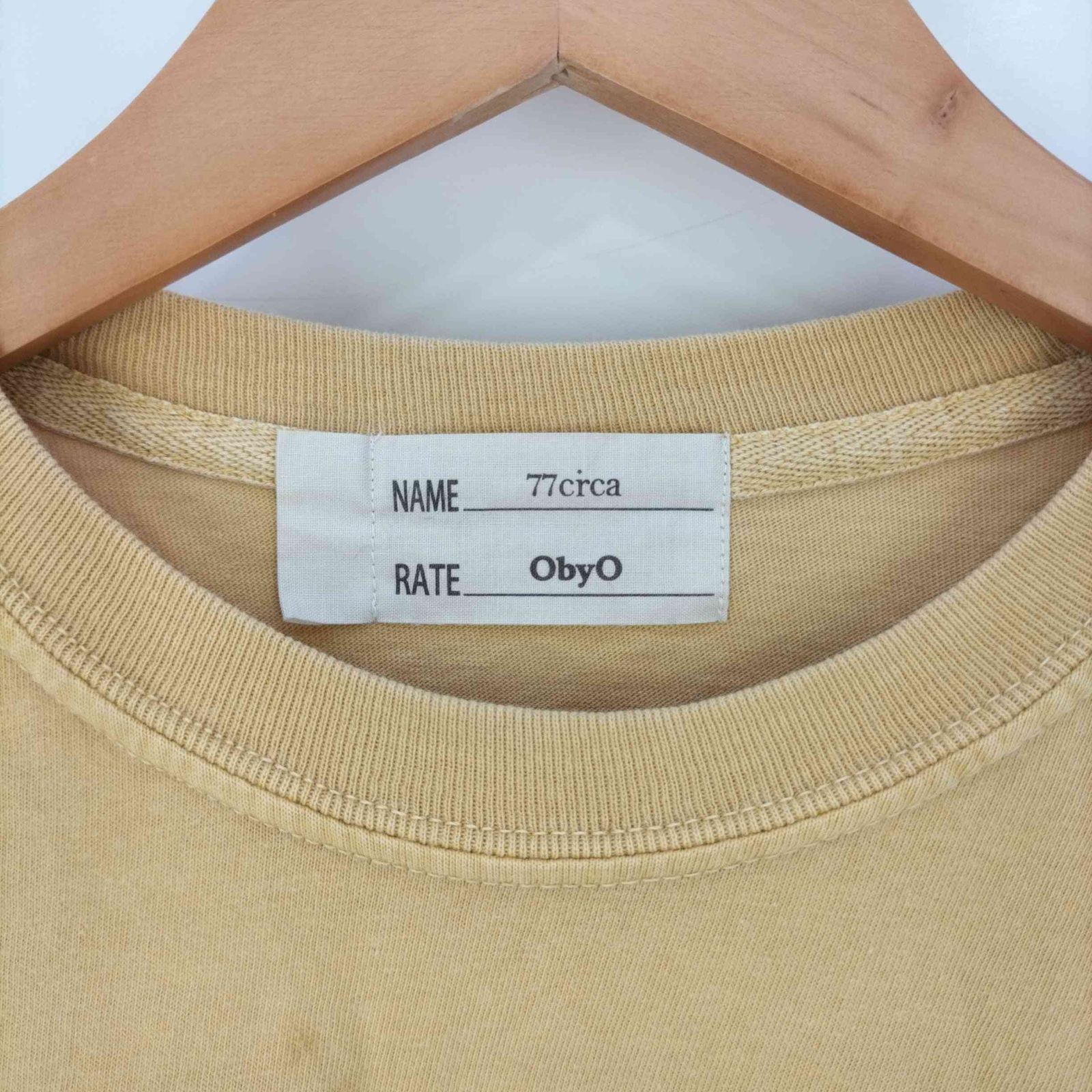 ナナナナサーカ 77circa ONE by ONE obyo print tee レディース 表記無 