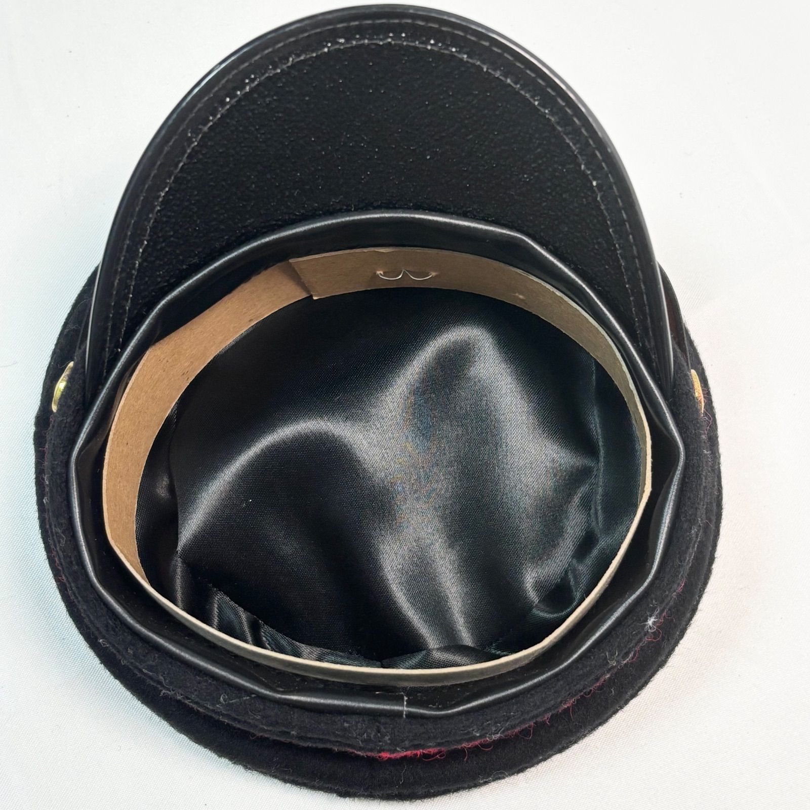 送料無料】国鉄/鉄道グッズ/駅長帽子/ミニチュア/駅長制帽/レッド