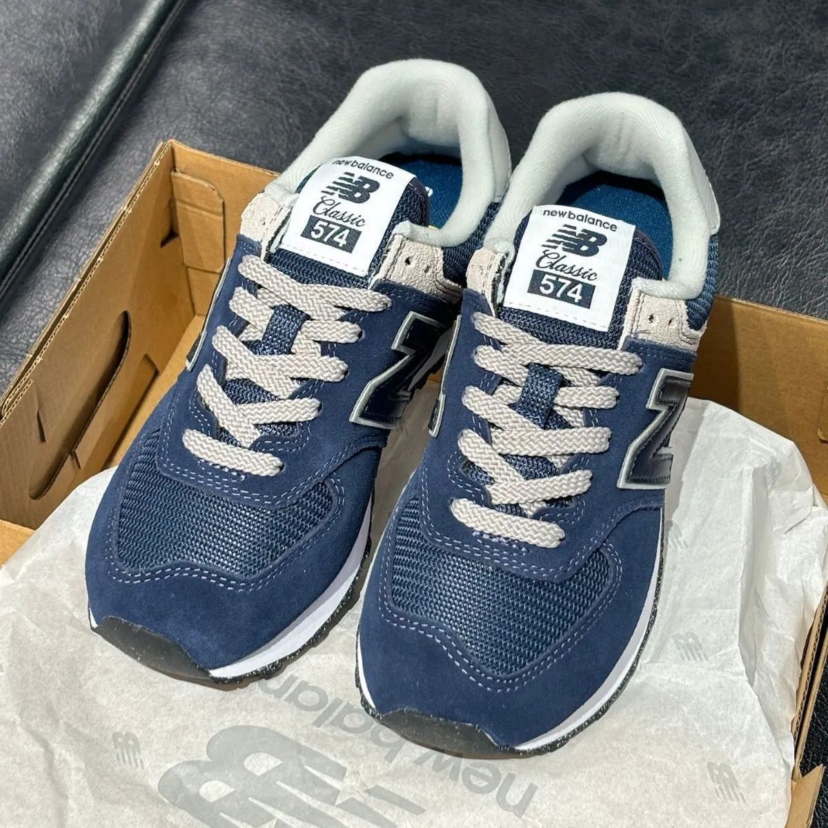 ニューバランス 574 スニーカー メンズ new balance ML574 ネイビー 紺 靴 シューズ ML574EVN - メルカリ