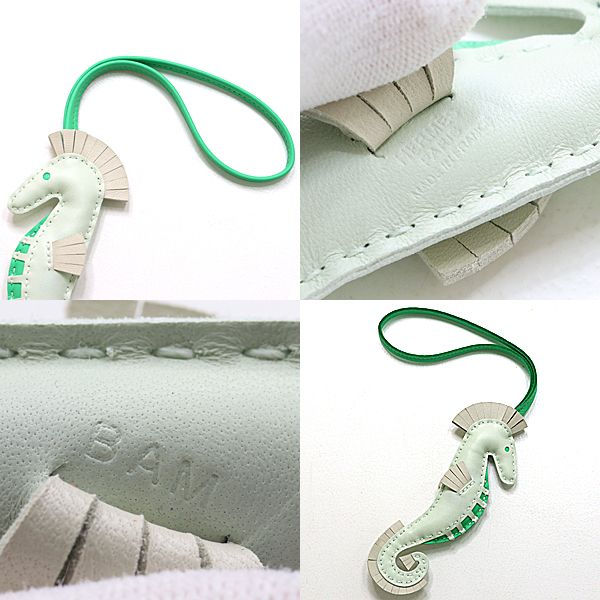 ❤未使用品❤タツノオトシゴチャーム ヴェールフィズ エルメス B刻印 箱付き プティアッシュ チャーム タツノオトシゴ[] Petit h Charm