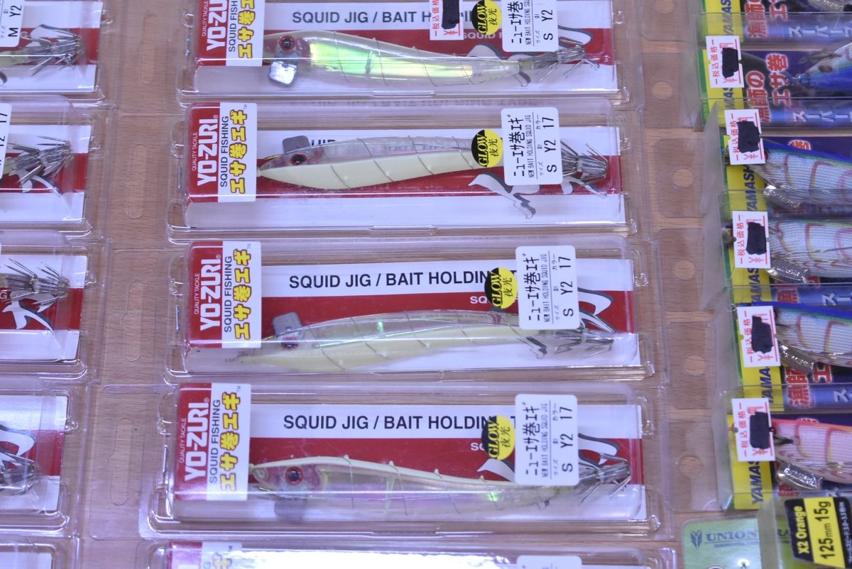 製品保証 ヨーヅリ ヤマシタ ユニオンクラフト エギ28個セット エサ巻きS Mサイズ 漁師のエサ巻Mサイズ もぐもぐサーチ3.2号 エギX9 125ｍｍ 健気な