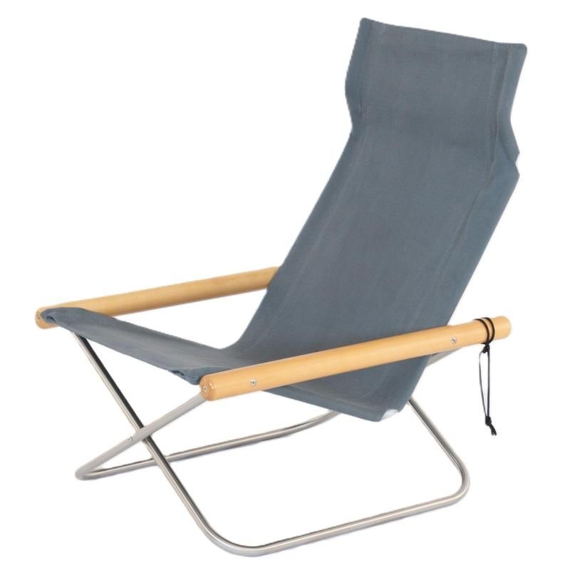NychairX ニーチェア X ナチュラル|グレー NY-140| 折りたたみ椅子 デザイナーズチェア 新居猛 パーソナルチェア