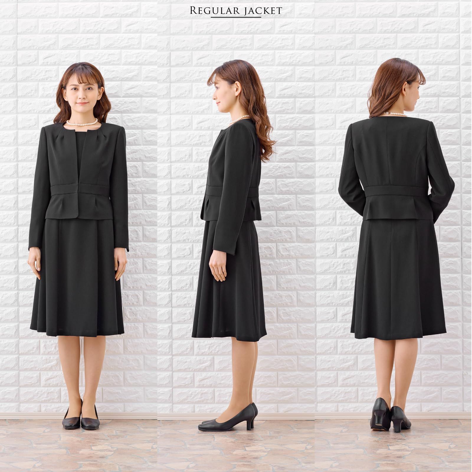 マーガレット ゴールド 7点セット 付き イヤリング レディース アンサンブル 洗える 喪服 ブラックフォーマル 礼服 SKLAD-KIRPICHA_RU