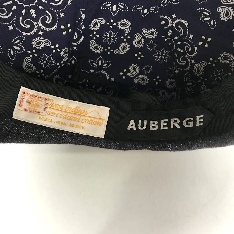 AUBERGE キャスケット 美品 AU24A49-blk-01.jpg