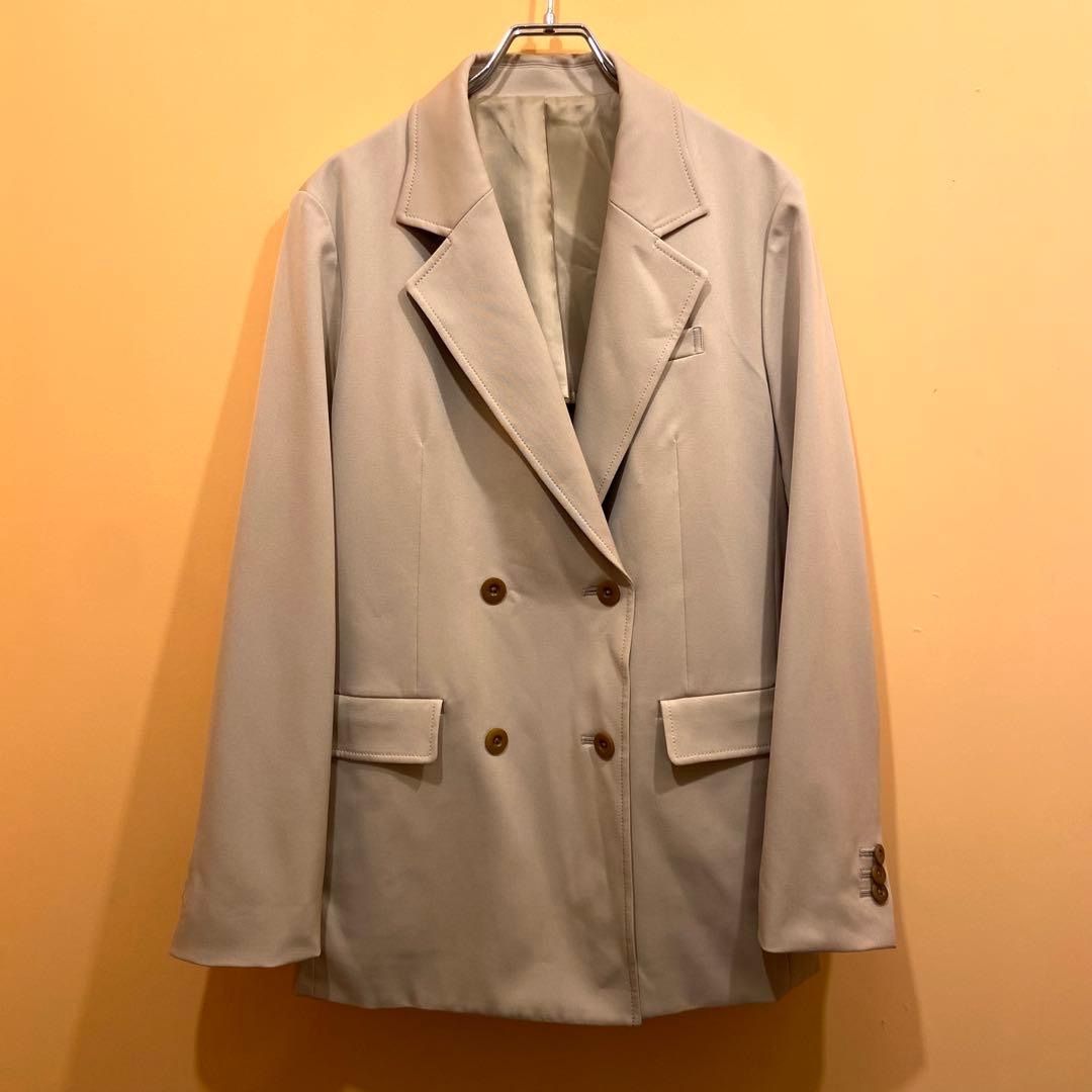 Spick&Span ドライツイルダブルブレストジャケット ベージュ 36 - メルカリ