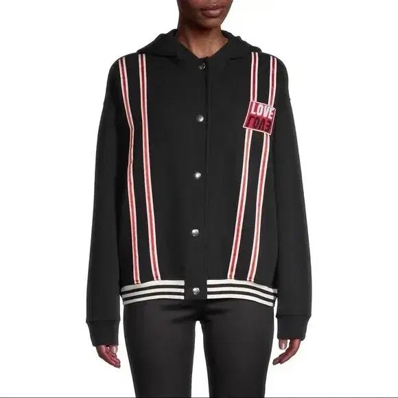 SANDRO サンドロ Sandro Paris バーシティ フード ジャケット