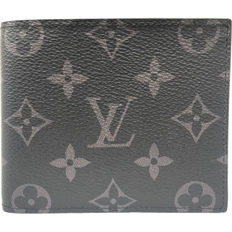 LOUIS VUITTON ルイヴィトン ポルトフォイユ･マルコ NM M62545 グレー モノグラム エクリプス 二つ折り財布 メンズ 12509R60