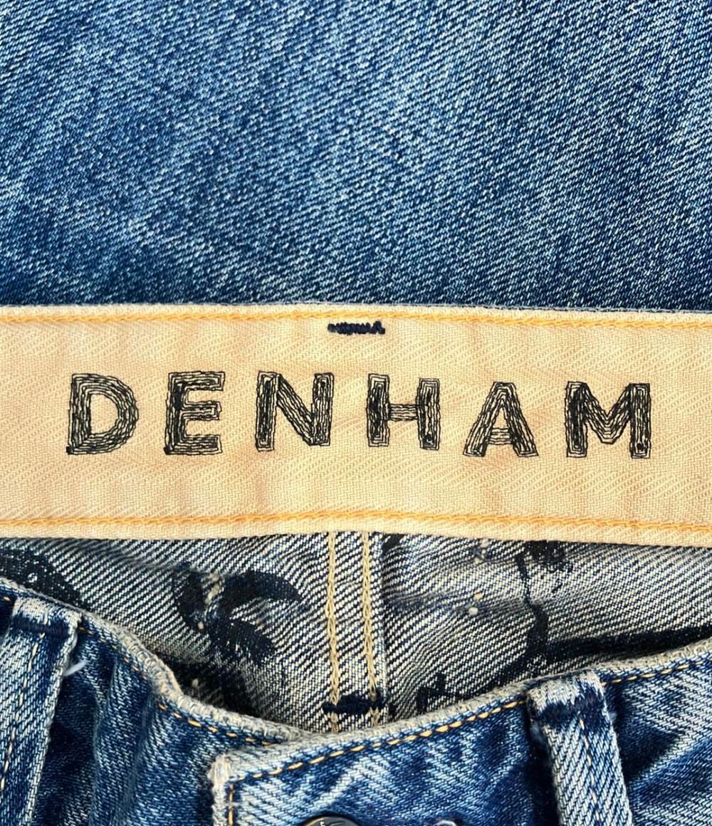 DENHAM ダメージ加工 W32 デニムパンツ 中古・古着通販】Denham (デンハム) ダメージデニムパンツ