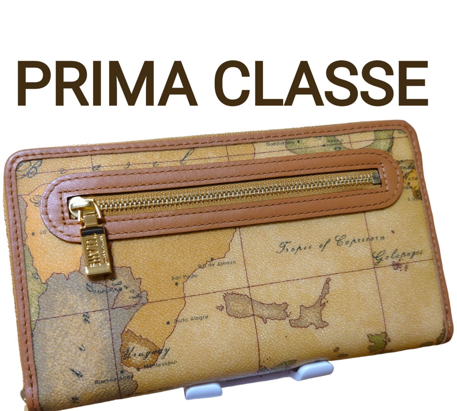 プリマクラッセ PRIMA CLASSE 長財布 地図柄 未使用品 超美品 ...