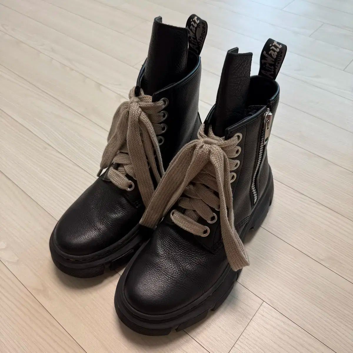 リックマーチン　ファーブーツ43 rick owens RICK OWENS(リックオウエンス) DR. MARTENS(ドクターマーチン