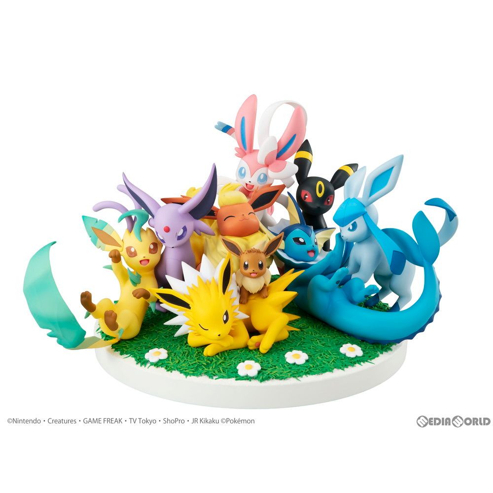プレミアムバンダイ限定特典付属 G.E.M.EXシリーズ イーブイフレンズ ポケットモンスター 完成品 フィギュア メガハウス
