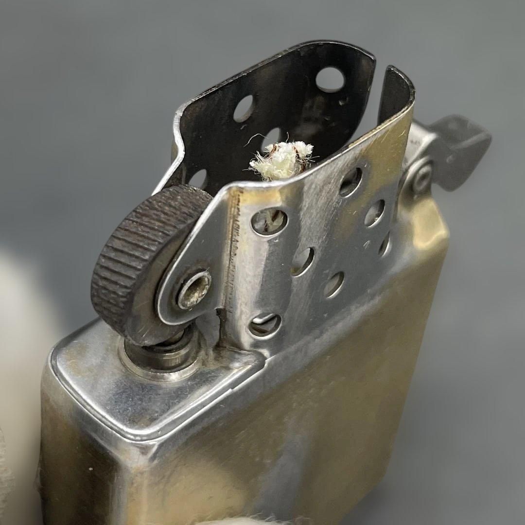 Zippo 1932-1985 ダブルイヤー刻印 ソリッドブラス ジッポロゴ 1985年 