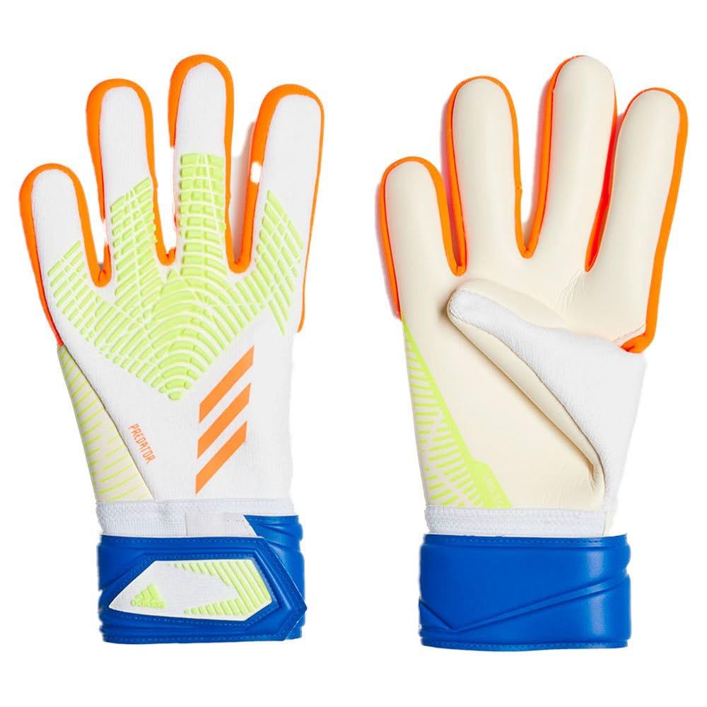 最新作，豊富な [adidas] ユニセックス プレデター GKグローブ LGE HF9736 サッカーウェア (HF9736)ホワイト/ソーラーレ その他