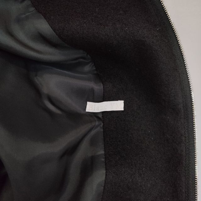 Blanc YM ウールコットン 日本製 Monster zip parka モンスター