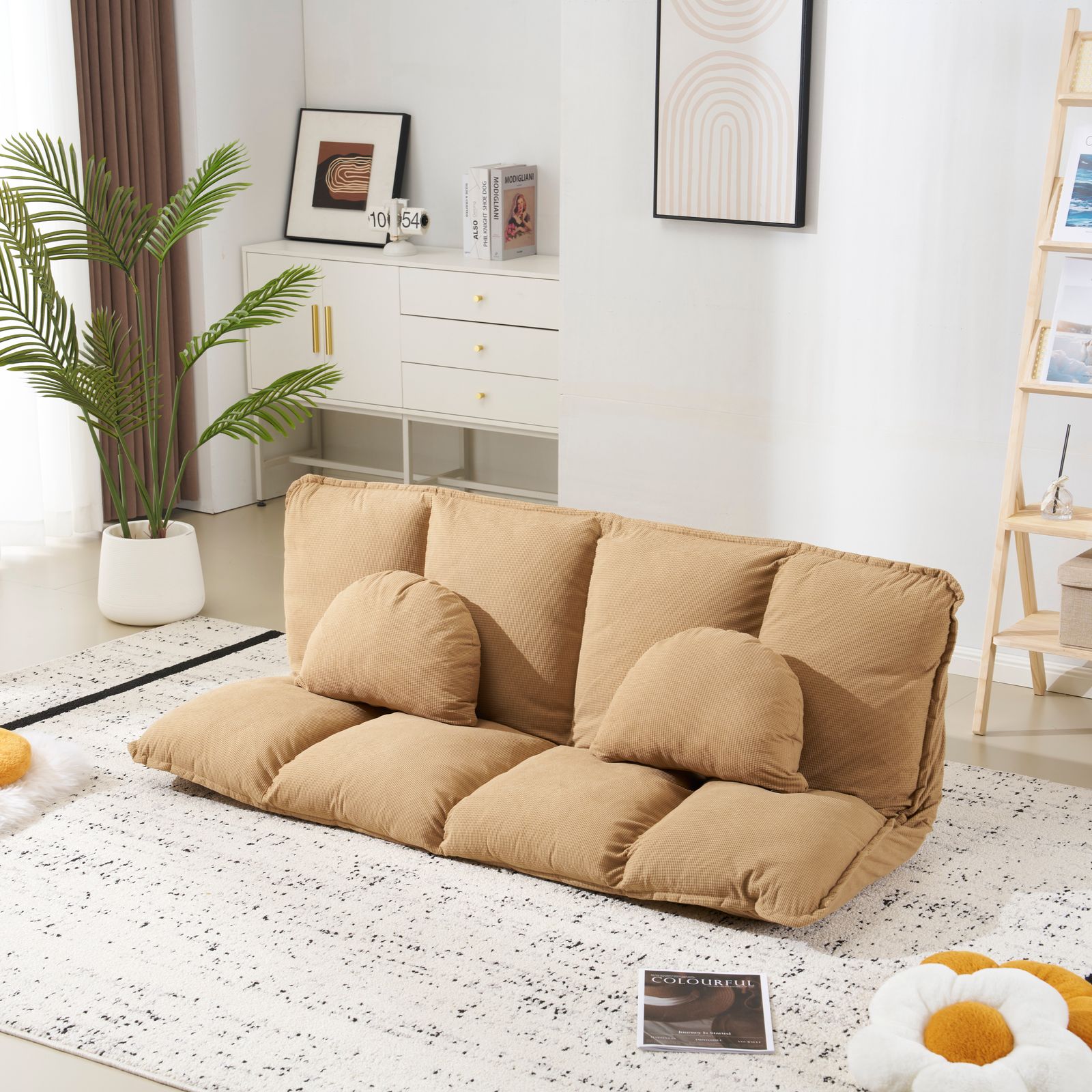 7月1日再入荷予定」全新品 ソファ ソファベッド フロアソファ 