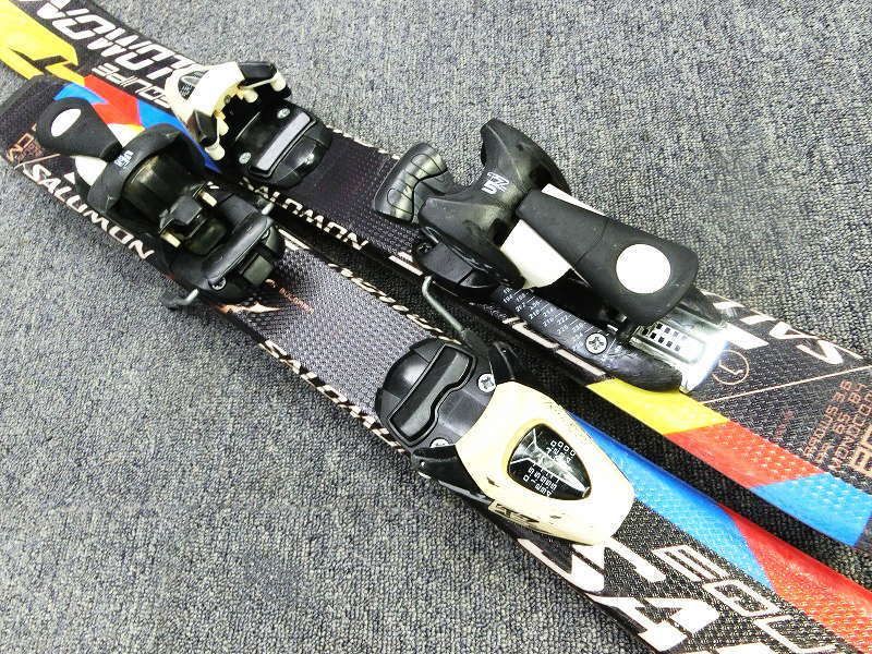 ゲレンデデビュー♪☆SALOMON EQUIPE 80cm☆中古/サロモン/こども用