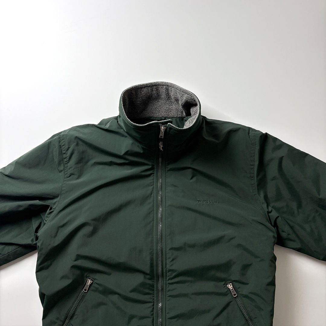 L.L.Bean エルエルビーン ウォームアップジャケット M 深緑 ダーク
