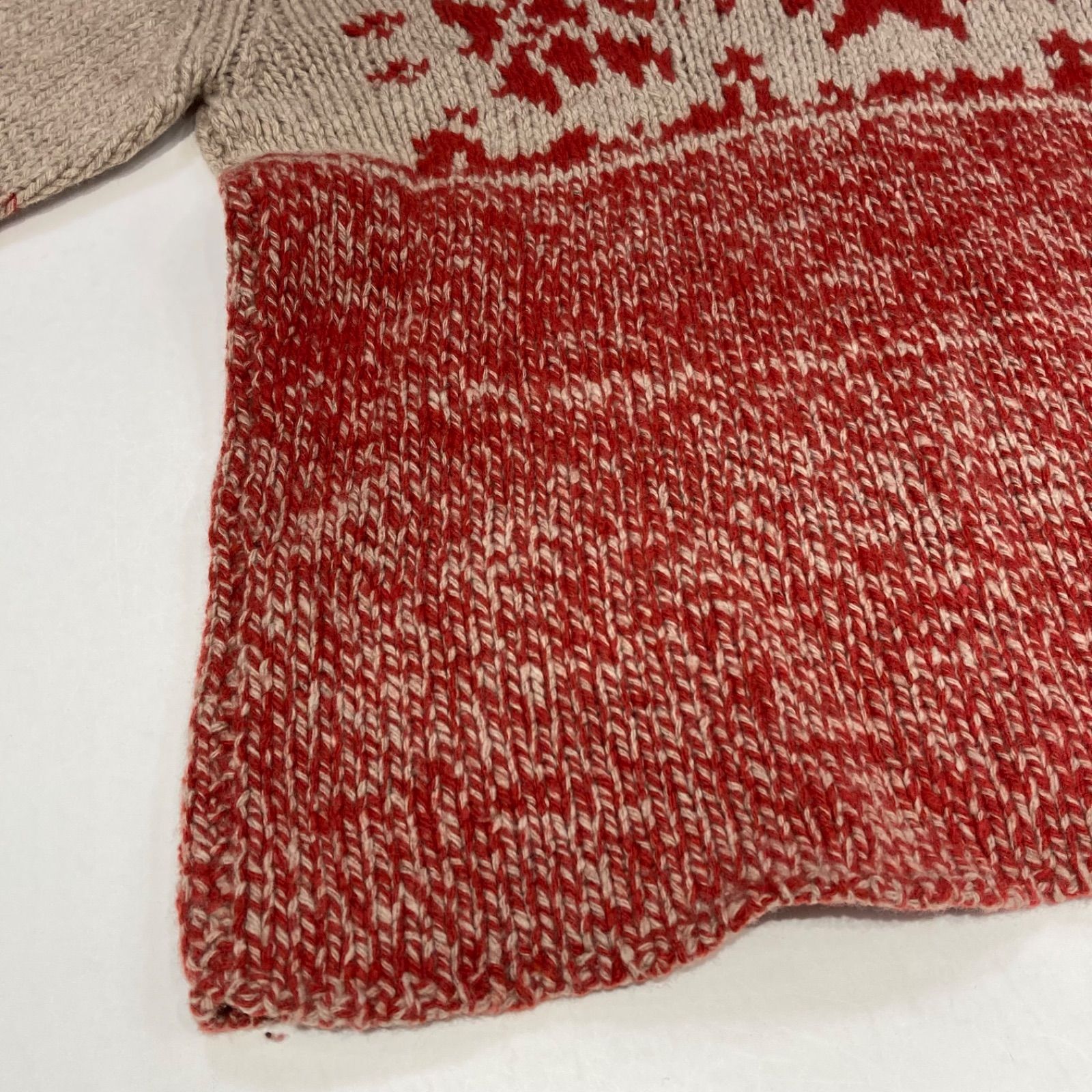 ✔️45rpm フォーティーファイブアールピーエム ニットパーカー ラムウール 45rpm フォーティーファイブアールピーエム ノルディック柄