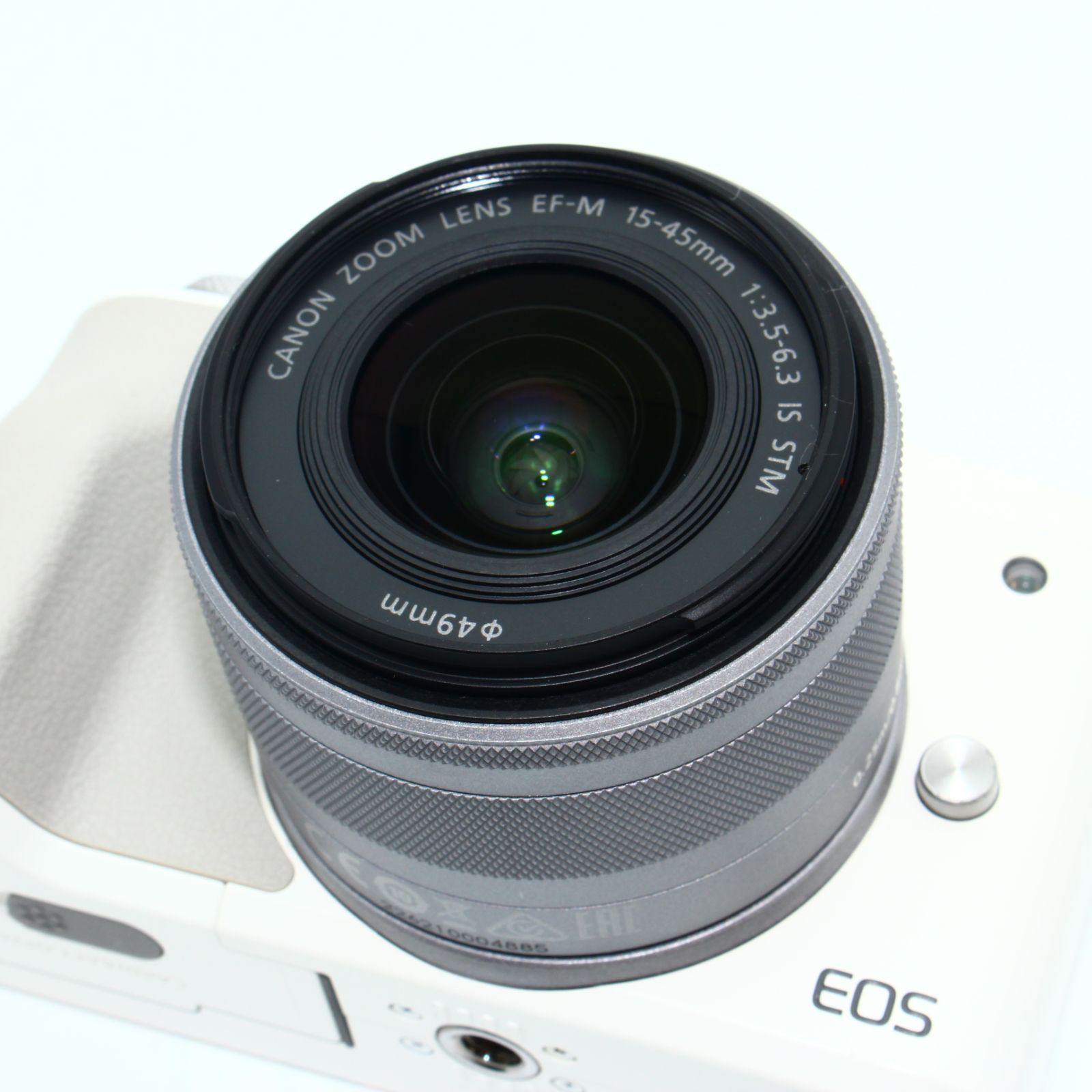  Canon ミラーレス一眼カメラ EOS Kiss M 2 標準ズームレンズキット ホワイト ミラーレス一眼 デジタルカメラ