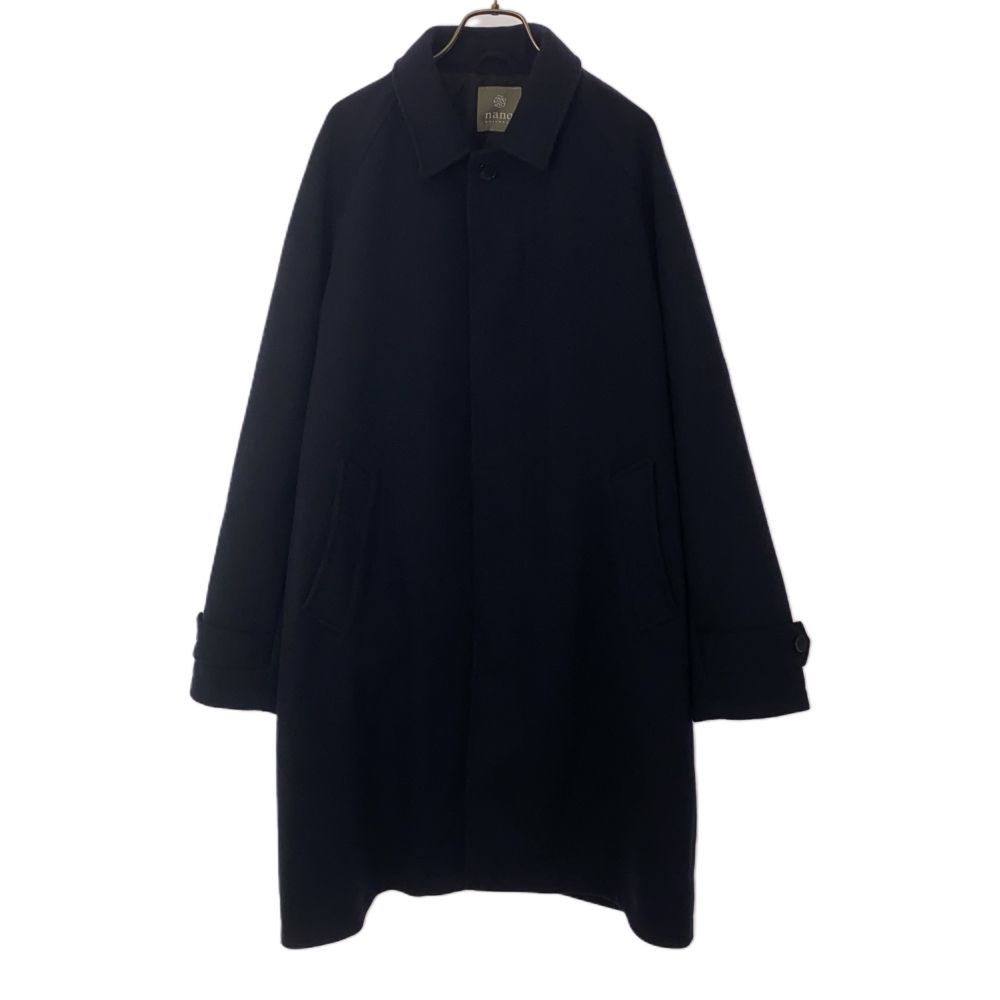 【新品】nano universe テックカルゼバルカラーコート ネイビー XL 新品】nano universe テックカルゼバルカラーコート ネイビー XL