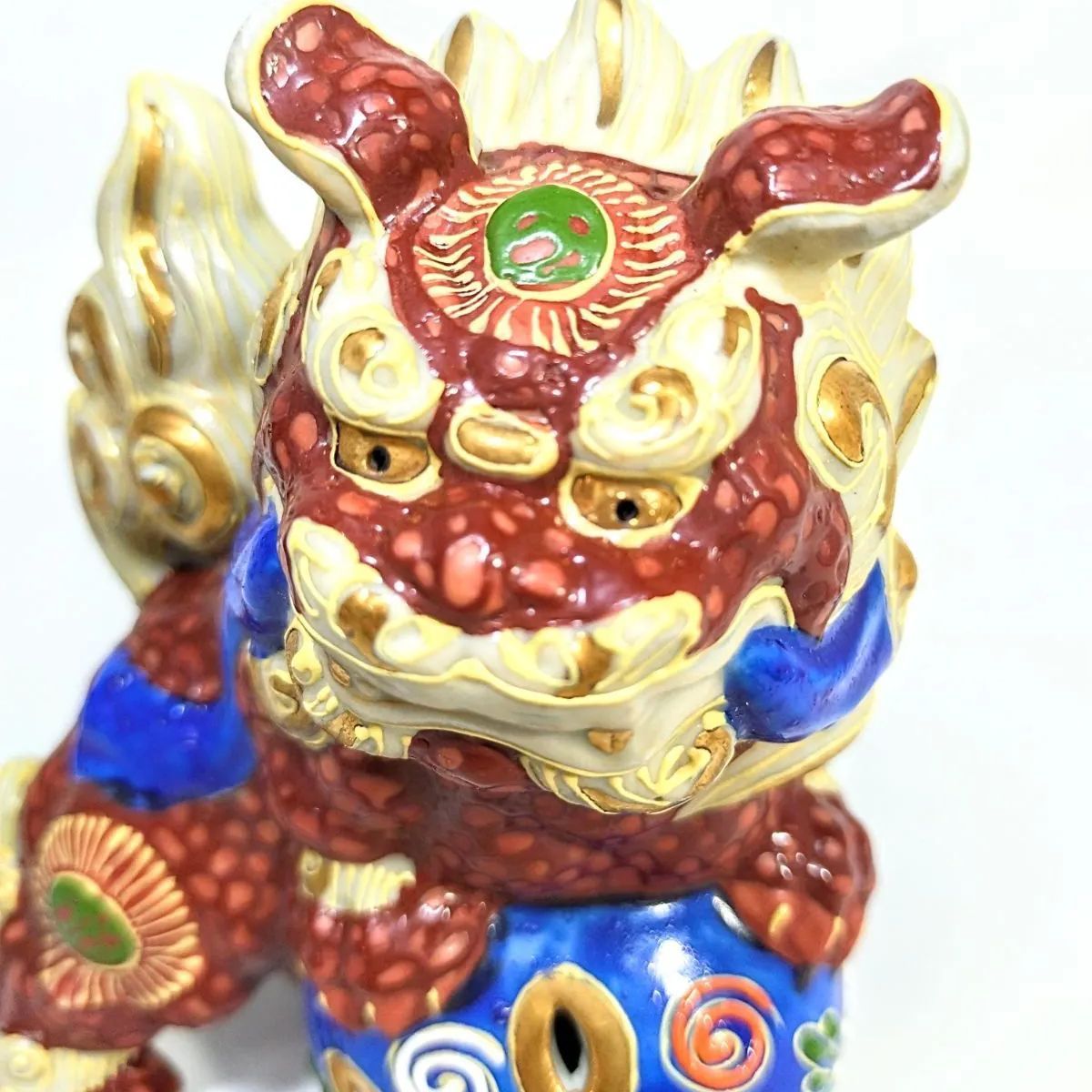 【願いが叶う 魔除け 守護 邪気払い 九谷焼】唐獅子唐獅子の焼き物 願いが叶う 魔除け 守護 邪気払い 九谷焼】唐獅子唐獅子の焼き物