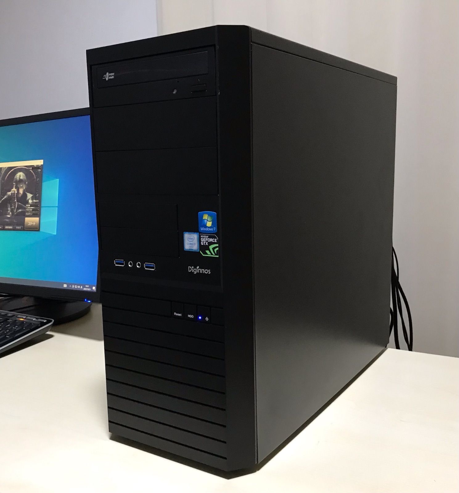 ゲーミングPC/Windows10/GTX1660Ti/SSD240GB/HDD3TB - ゲーミングPCの