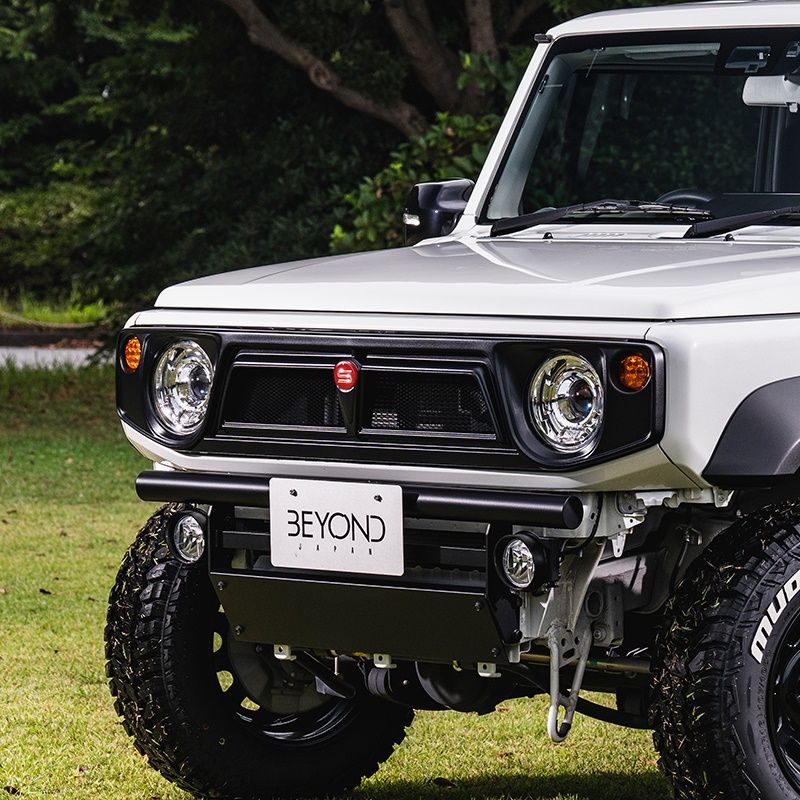 フロントグリル ジムニー ノマド JC74 BEYOND 塗装済 CODE19塗り トレノフェイスグリル ABS製 ビヨンド befgtr27-ts19-003 VS-ONE