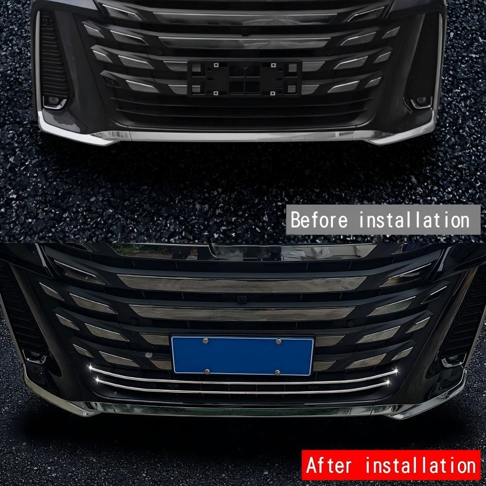 フロントロアグリル ステンレスモール