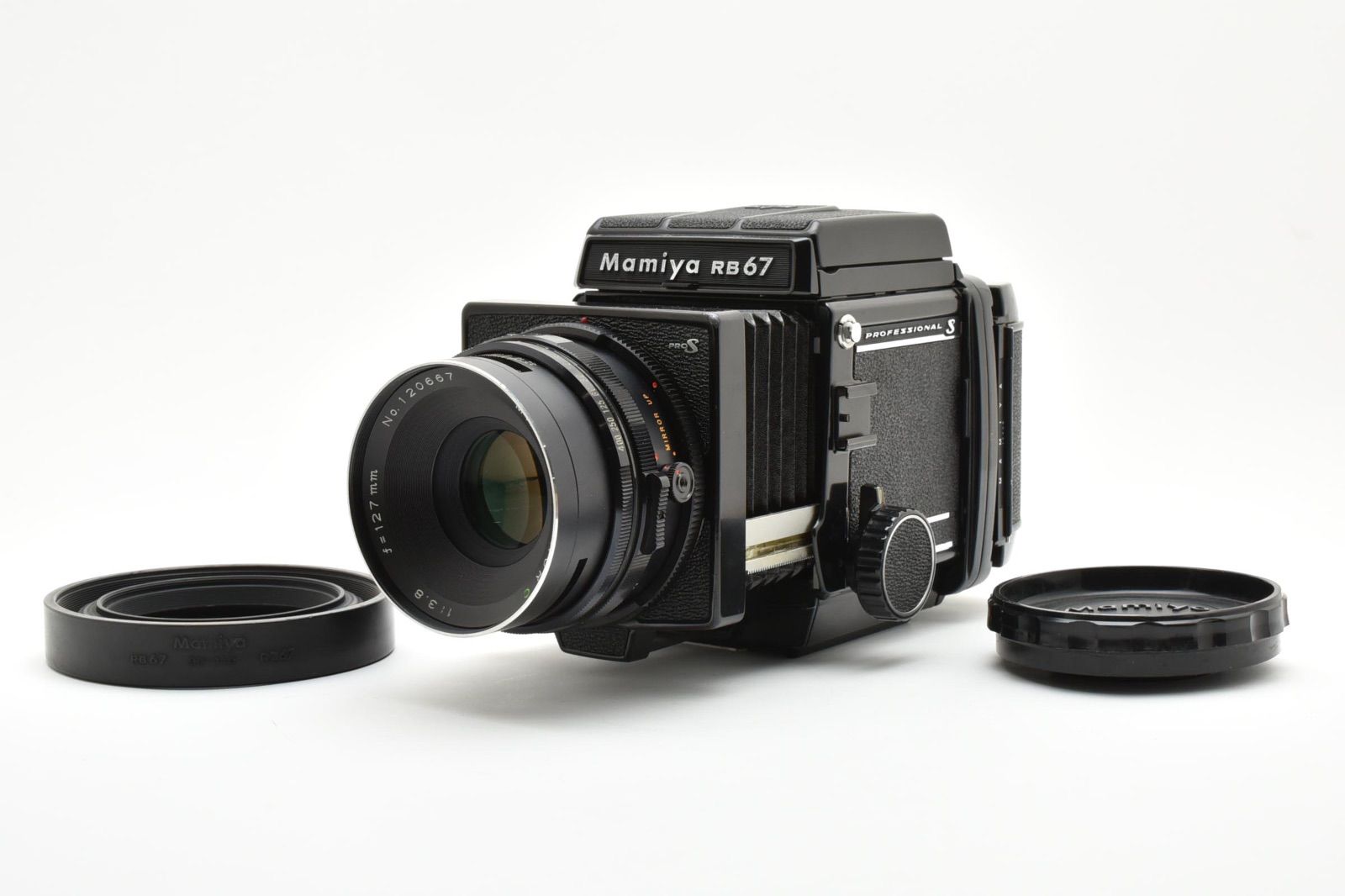 完動品 MAMIYA マミヤ RB67 Pro SD ボディ SEKOR C 127mm F3.8 PROFESSIONAL 中判フィルムカメラ ＃3215