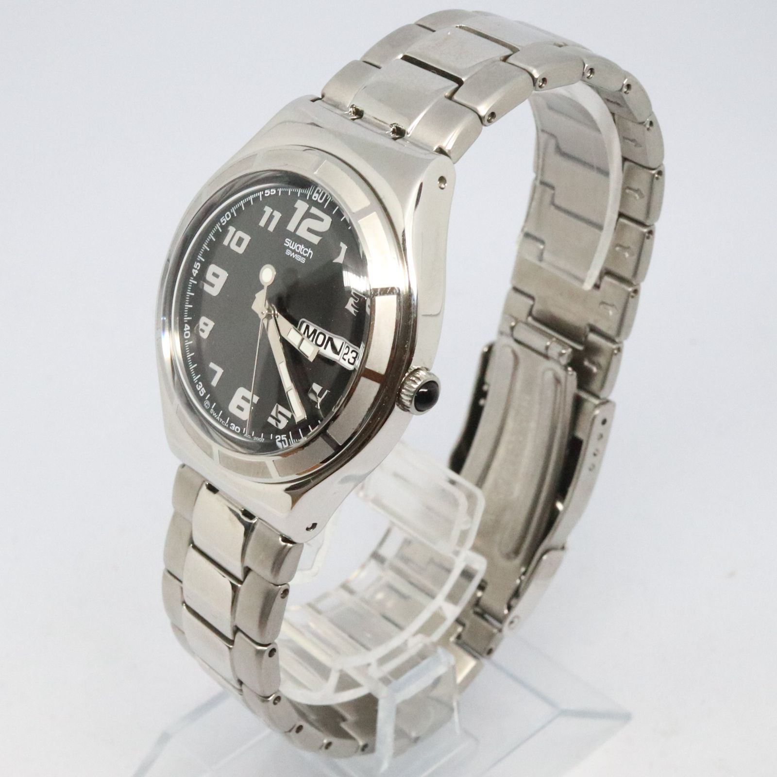 SWATCH IRONY スウォッチ 腕時計 クロノグラフ シルバー メンズ 楽天市場】swatch スウォッチ 腕時計 メンズ ニューアイロニー