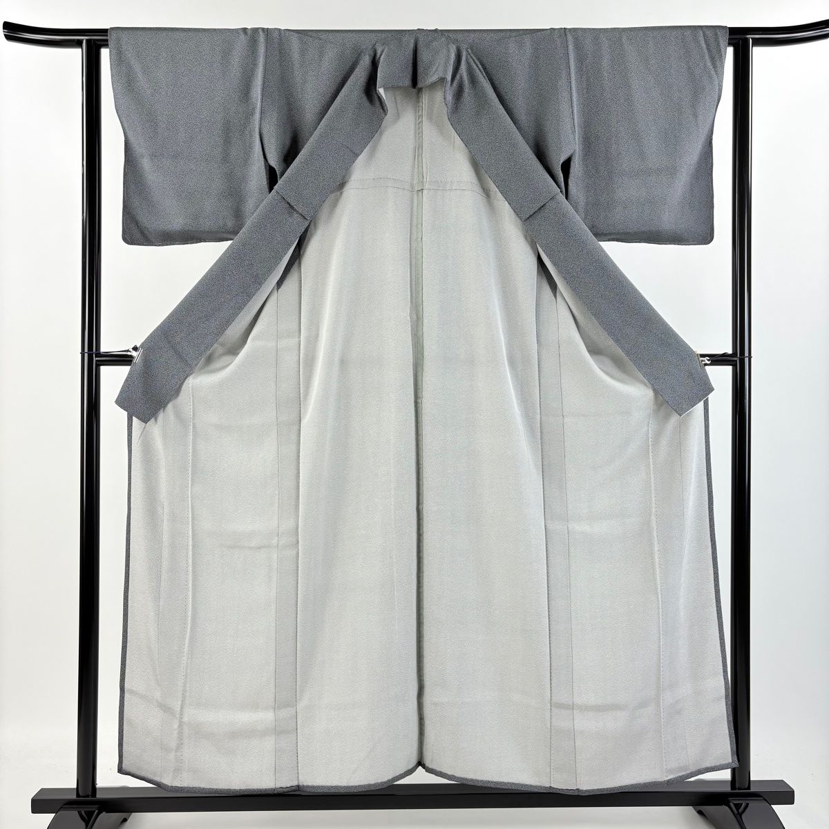 江戸小紋 身丈156.5cm 裄丈61cm S 単衣 家内安全 濃紺 正絹 名品  