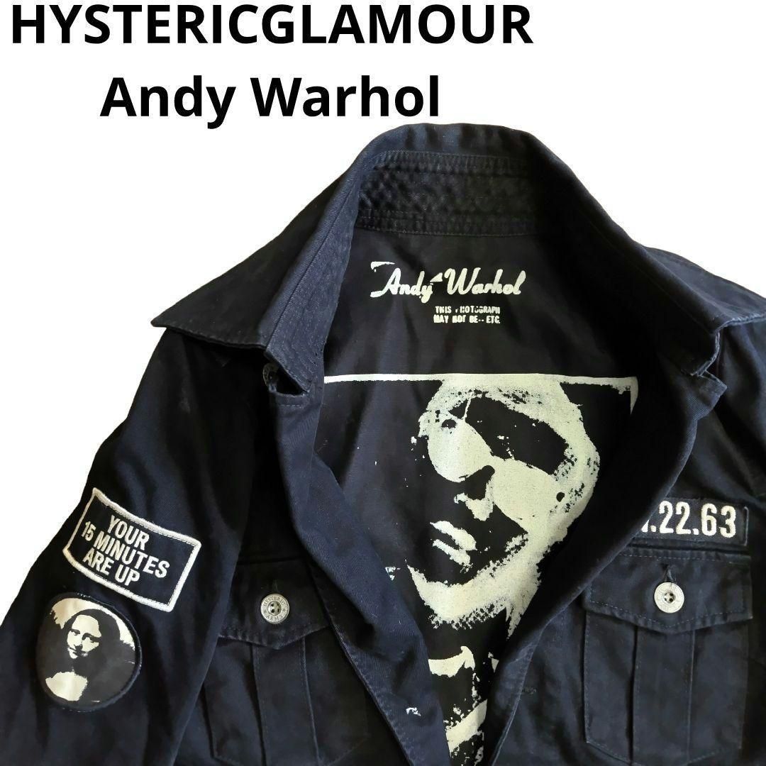 HYSTERIC GLAMOUR ミリタリー ジャケット モナリザ ワッペン - アウター