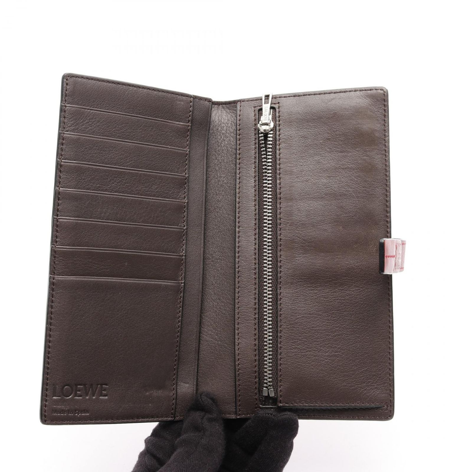 ロエベ LOEWE 二つ折り長財布 バーティカル ウォレット ラージ