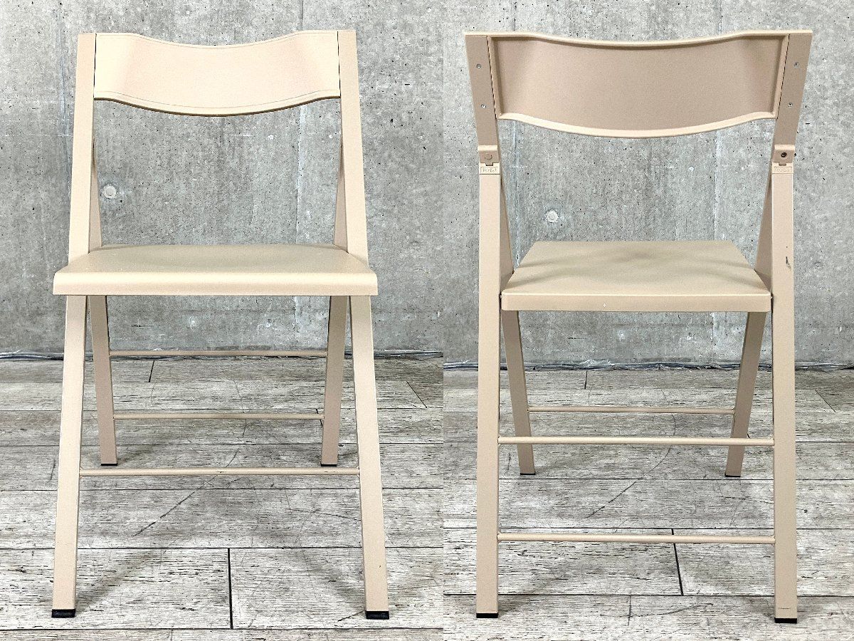 arrmet|アーメット Pocket|ポケットチェア フォールディングチェア|折り畳みチェア ベージュ