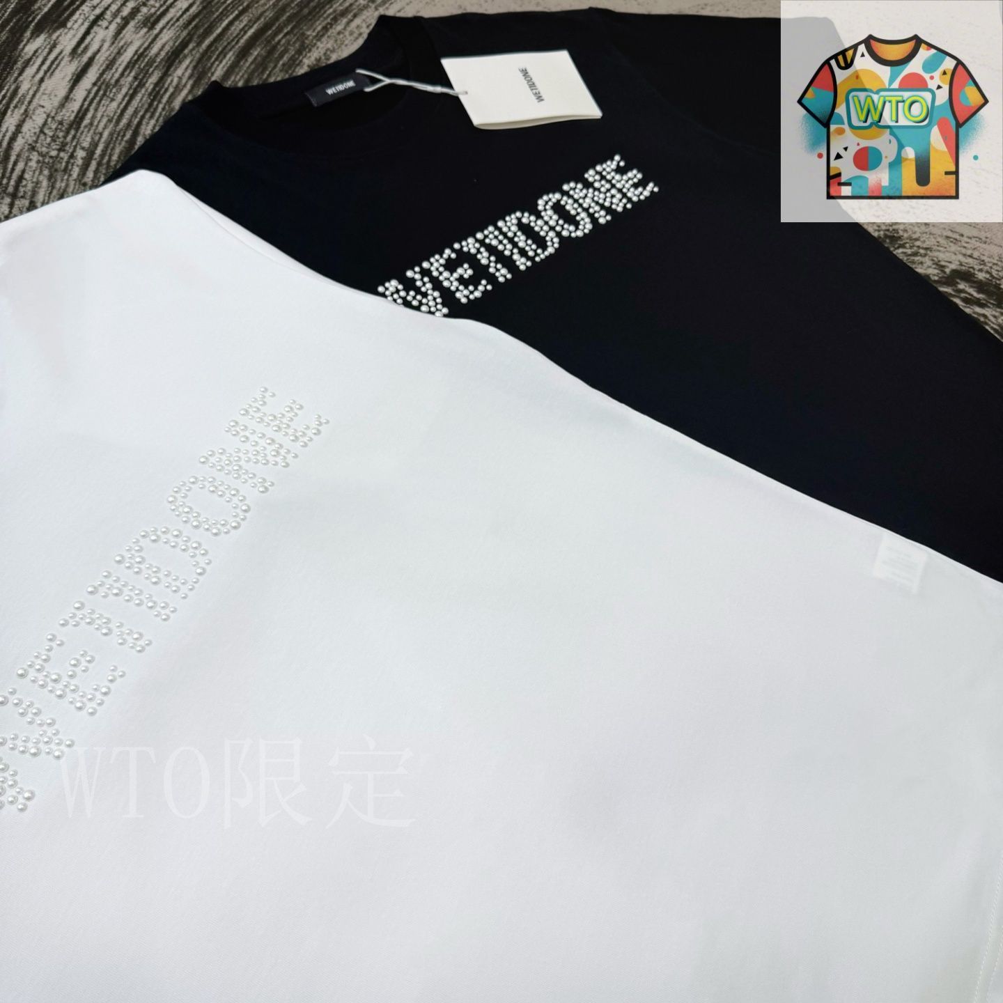 【関税込み】We11done ベージュ フェード Tシャツ We11Done(ウェルダン) | RINKAN ONLINE