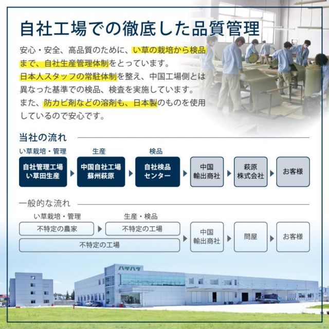 い草100％ 抗カビ