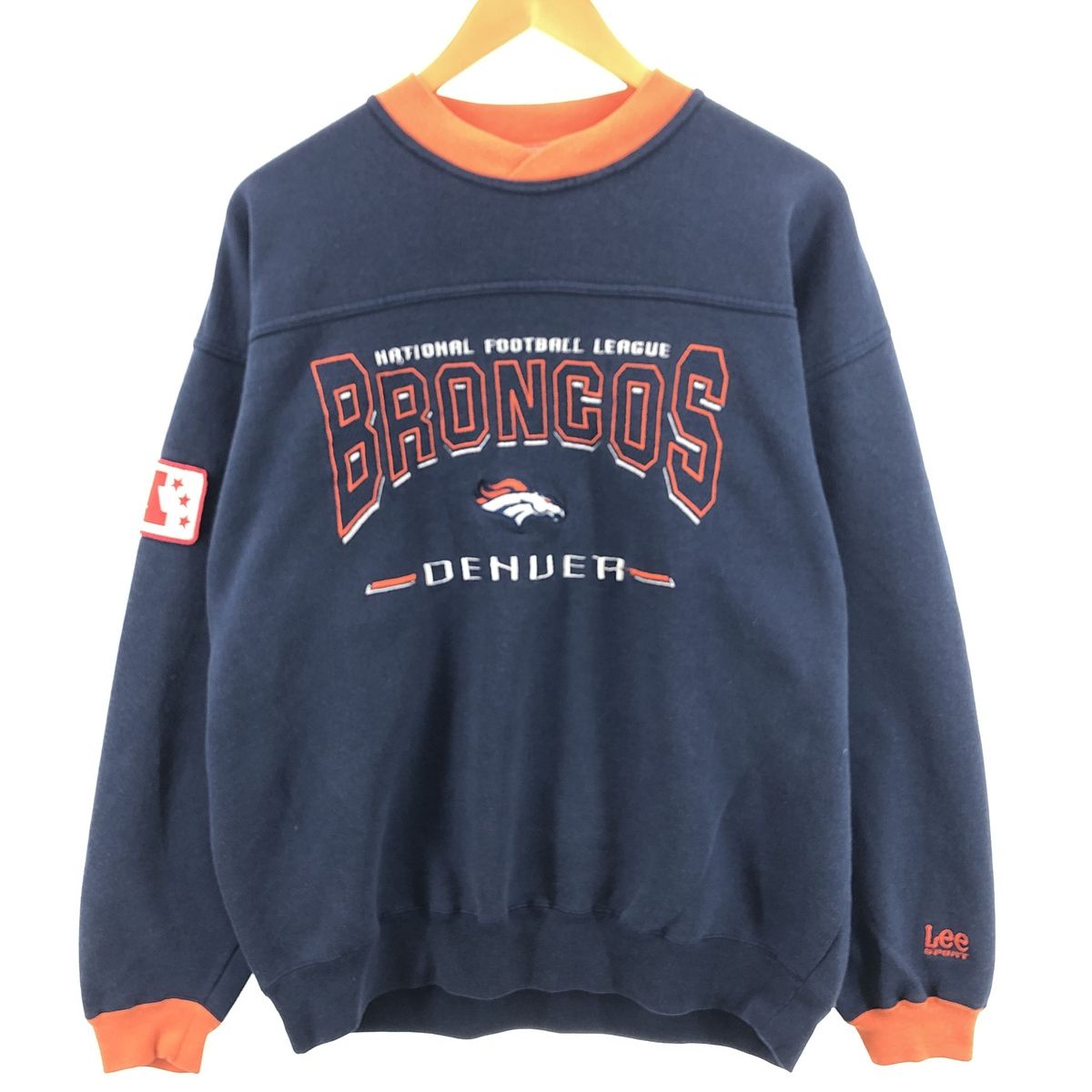 USA製 NFL デンバーブロンコス スウェット 古着 90\u0027S LOGO7 NFL 