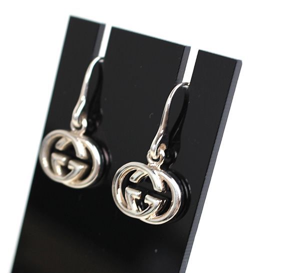グッチ GUCCI ピアス GGロゴ インターロッキングG シルバー