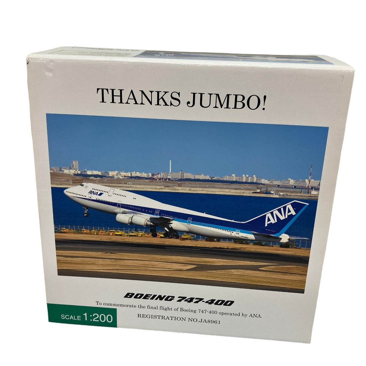 航空機・ヘリコプター 1/200 ANA B747 JA8961 THANKS JUMBO 国内外の人気が集結 THANKS JA8961 B747 ANA 1/200 JUMBO