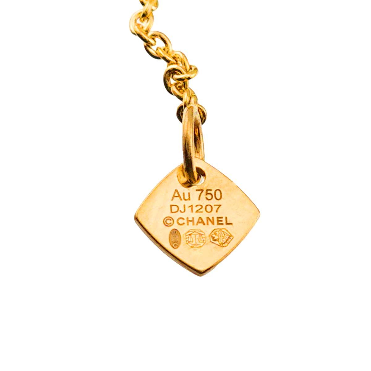 シャネル CHANEL ココクラッシュ ネックレス 46cm K18 YG